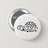 Tortoise Ronde Button 5,7 Cm (Voorkant /achterkant)