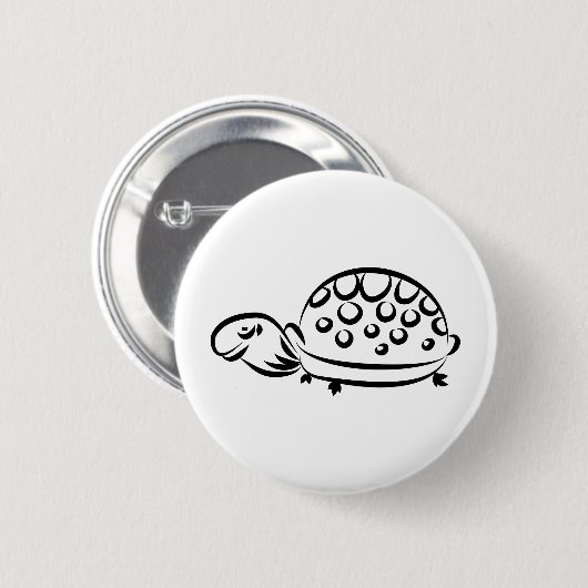 Tortoise Ronde Button 5,7 Cm (Voorkant /achterkant)