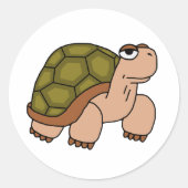 Tortoise Ronde Sticker (Voorkant)
