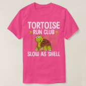 Tortoise Running Club langzaam als Shell Runner Ma T-shirt (Design voorkant)