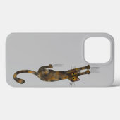 Tortoise Shell Cat Hanging On | Funny Tortie Cat Case-Mate iPhone Case (Achterkant (horizontaal))