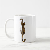 Tortoise Shell Cat Hanging On Funny Tortie Cat  Koffiemok (Links)