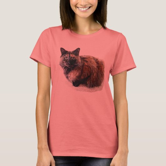 Tortoise Shell Cat Shirt (Voorkant)