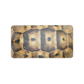Tortoise Shell Pattern Etiket (Voorkant)