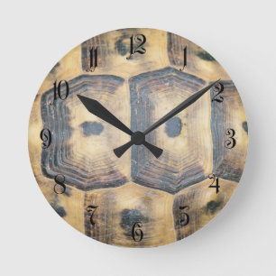 Tortoise Shell Pattern Ronde Klok