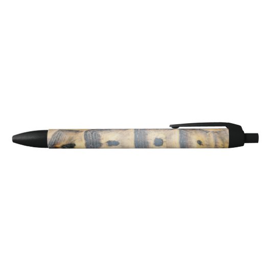 Tortoise Shell Pattern Zwarte Inkt Pen (Bovenkant)