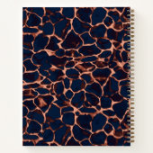 Tortoise Shell Personalized Monogram Journal Notitieboek (Achterkant)