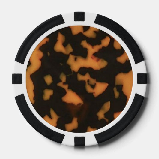 Tortoise Shell Poker Chips (Voorkant)