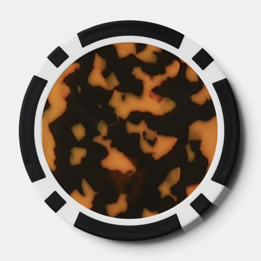 Tortoise Shell Poker Chips (Achterkant)