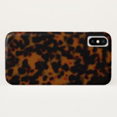 Tortoise Shell Print/Pattern, donkerbruin Case-Mate iPhone Case (Achterkant (horizontaal))