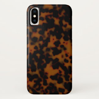 Tortoise Shell Print/Pattern, donkerbruin Case-Mate iPhone Case