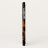 Tortoise Shell Print/Pattern, donkerbruin Case-Mate iPhone Case (Achterkant/links)