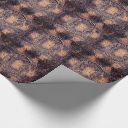 Tortoise Shell Texture Gift Wrap Cadeaupapier (Hoek)