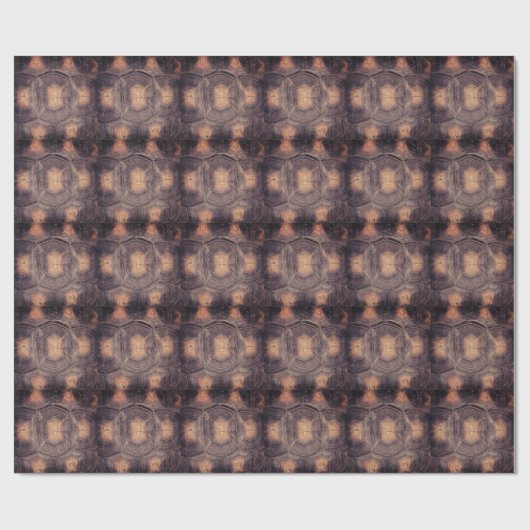 Tortoise Shell Texture Gift Wrap Cadeaupapier (Vlak)