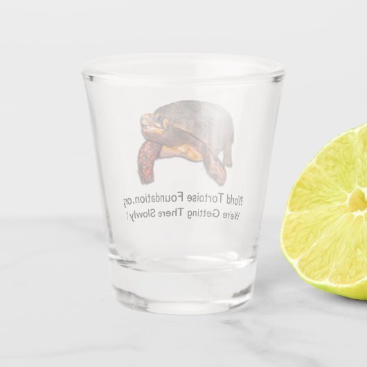 Tortoise Shot Glass Glas (Achterkant)