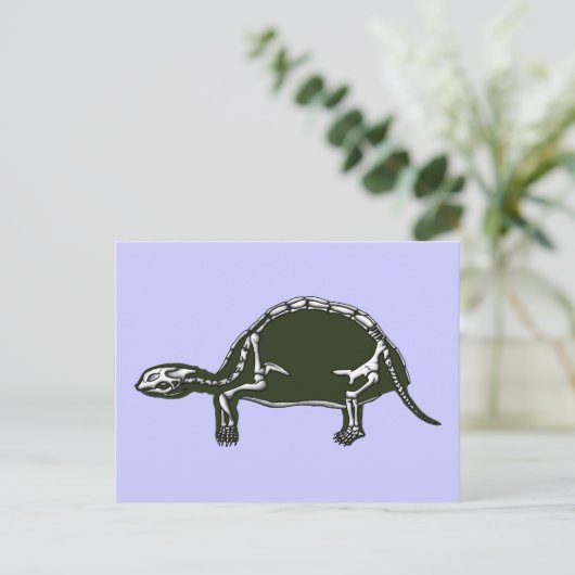 tortoise skelet briefkaart (Staand voorkant)