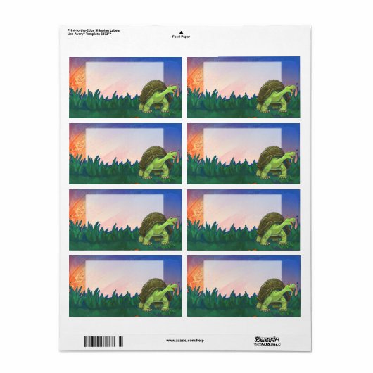 Tortoise Stationery Etiket (Full Sheet)