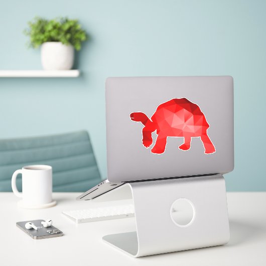 Tortoise Sticker (Laptop op bureau)