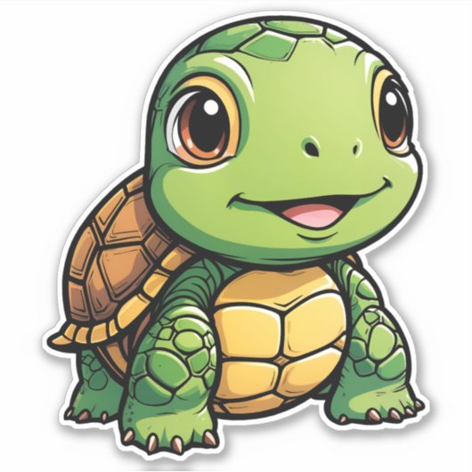 Tortoise Sticker (Voorkant)