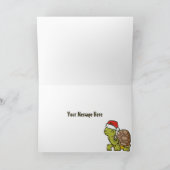 Tortoise Toorally Merry Christmas Kaart (Binnen)