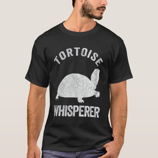 Tortoise Whisperer Turtle Lover Funny Tortoise Quo T-shirt (Voorkant)