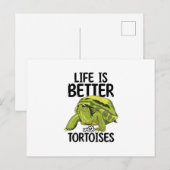 Tortoises Briefkaart (Voorkant / Achterkant)