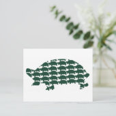 Tortoises Briefkaart (Staand voorkant)