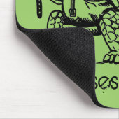Tortoises zijn COOL. Mousepad Muismat (Hoek)