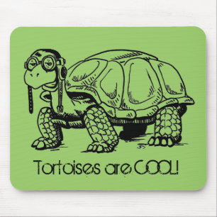 Tortoises zijn COOL. Mousepad Muismat