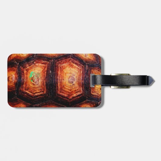 Tortoiseshel Bagagelabel (Achterkant horizontaal)