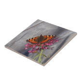 Tortoiseshel Butterfly Tegeltje (Zijkant)