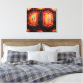 Tortoiseshel Canvas Afdruk (Insitu (Slaapkamer))
