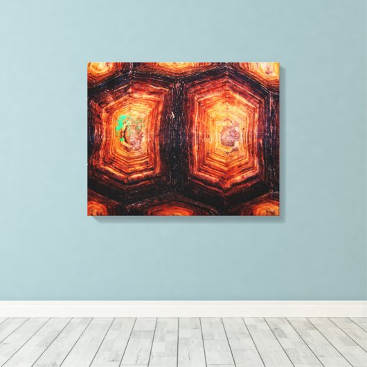 Tortoiseshel Canvas Afdruk (Insitu (Houten vloer))