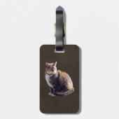 Tortoiseshel Cat Bagagelabel (Achterkant verticaal)