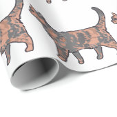 Tortoiseshel Cat Cadeaupapier (Rol Hoek)