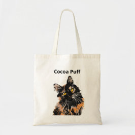 Tortoiseshel Cat Canvas tas