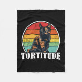 Tortoiseshel Cat Fleece Deken (Voorkant)