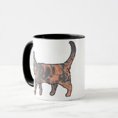 Tortoiseshel Cat Mok (Voorkant links)