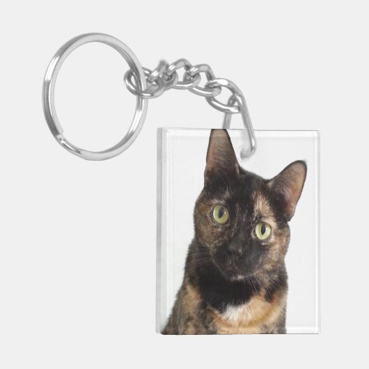 Tortoiseshel Cat Sleutelhanger (Voorkant Links)