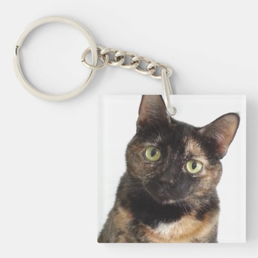 Tortoiseshel Cat Sleutelhanger (Voorkant)