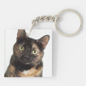 Tortoiseshel Cat Sleutelhanger (Achterkant)