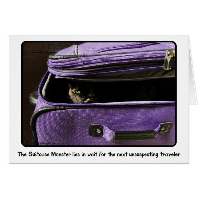 Tortoiseshel Cat/Suitcase Monster (Voorkant Horizontaal)