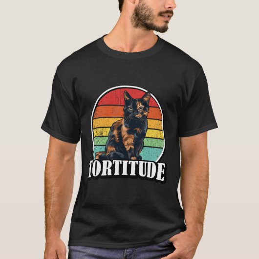 Tortoiseshel Cat T-shirt (Voorkant)