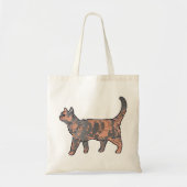 Tortoiseshel Cat Tote Bag (Voorkant)