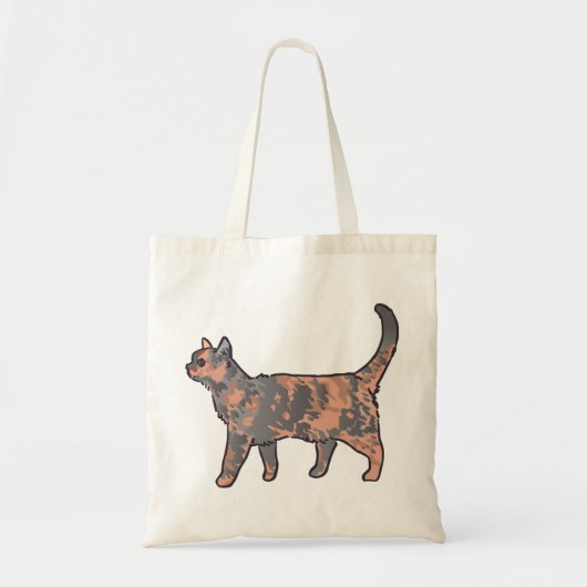 Tortoiseshel Cat Tote Bag (Voorkant)