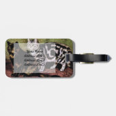 Tortoiseshel en Silver Tabby Cats Bagagelabel (Achterkant horizontaal)