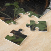 Tortoiseshel en witte kat legpuzzel (Zijkant)