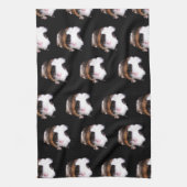 Tortoiseshel Guinee Pigs Pattern, Tea Towel Theedoek (Verticaal)