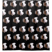 Tortoiseshel Guinee Pigs, Shower Curtain Douchegordijn (Voorkant)
