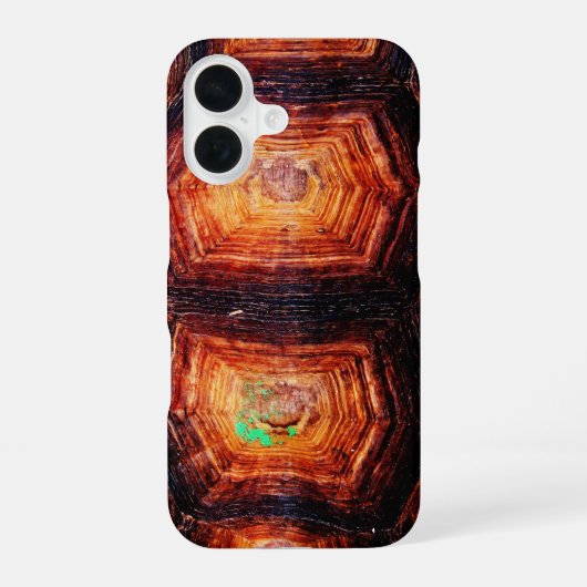 Tortoiseshel iPhone 16 Hoesje (Achterkant)